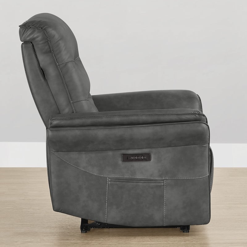 Spruce & Spring Dual Motor Zero Gravity Power Recliner with Power Headrest