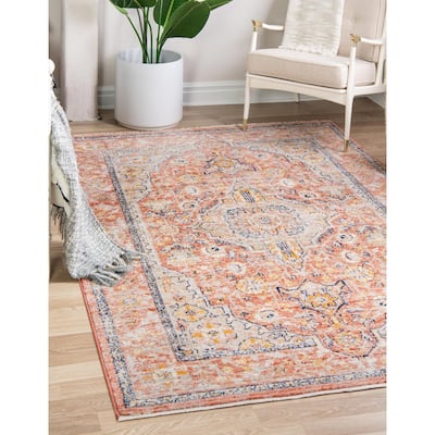 Traditional Nixa Collection Area Rug