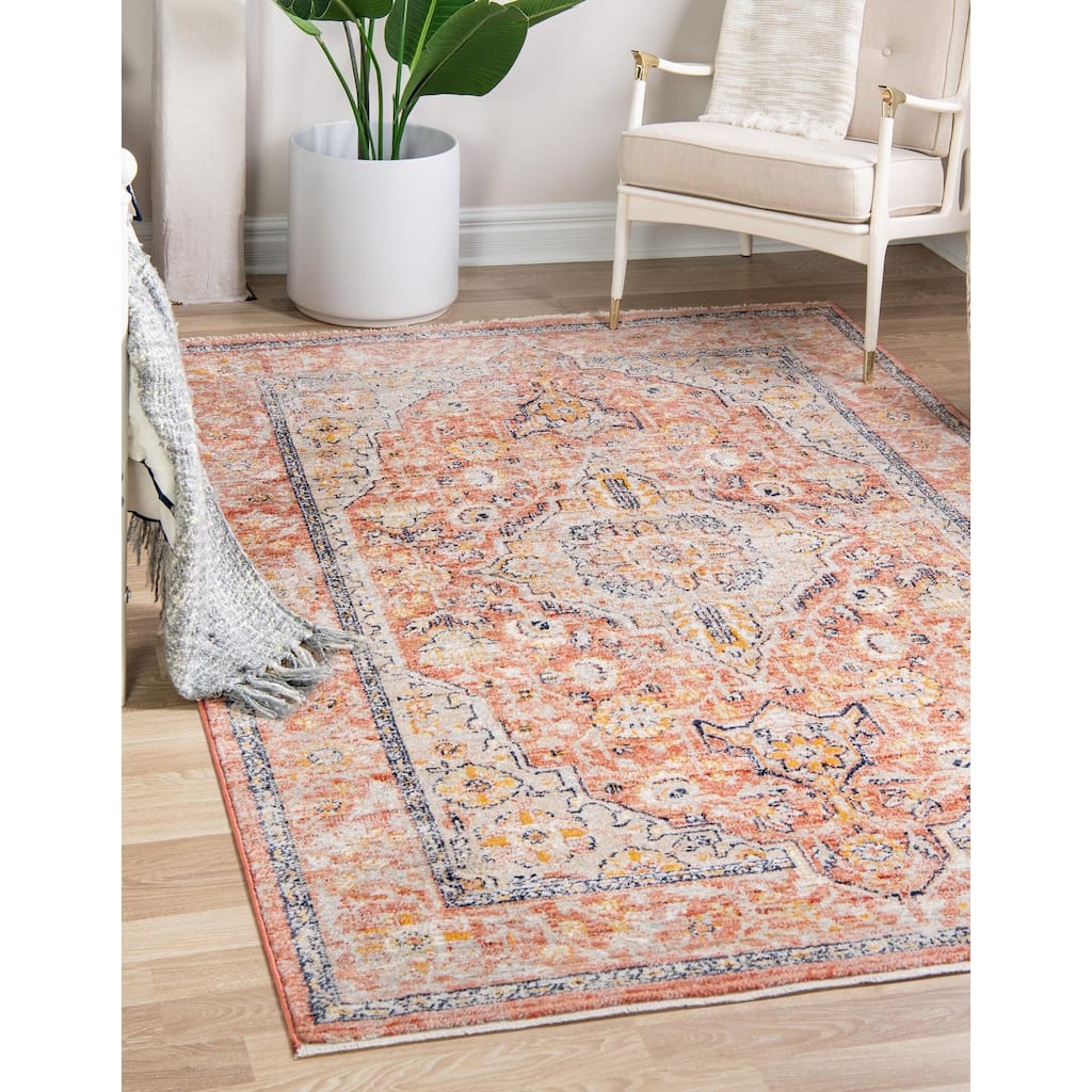 Traditional Nixa Collection Area Rug