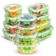 preview thumbnail 18 of 37, JoyFul 24 Piece Glass Food Storage Containers Set with Airtight Lids