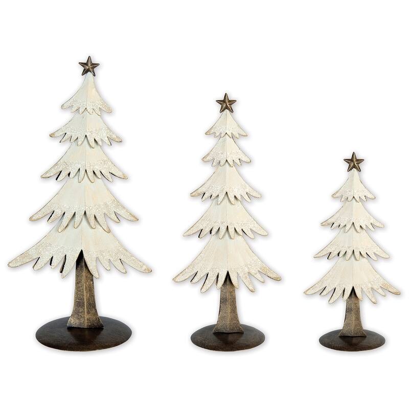 Snow Tree Table Top - 3pc Set
