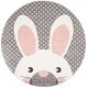 preview thumbnail 6 of 10, SAFAVIEH Carousel Kids Jurgita Bunny Ears Rug 4' Round - Pink/Grey