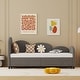 preview thumbnail 3 of 13, Twin Size Upholstered Daybed with Storage Drawers Sofa Bed Daybed Frame