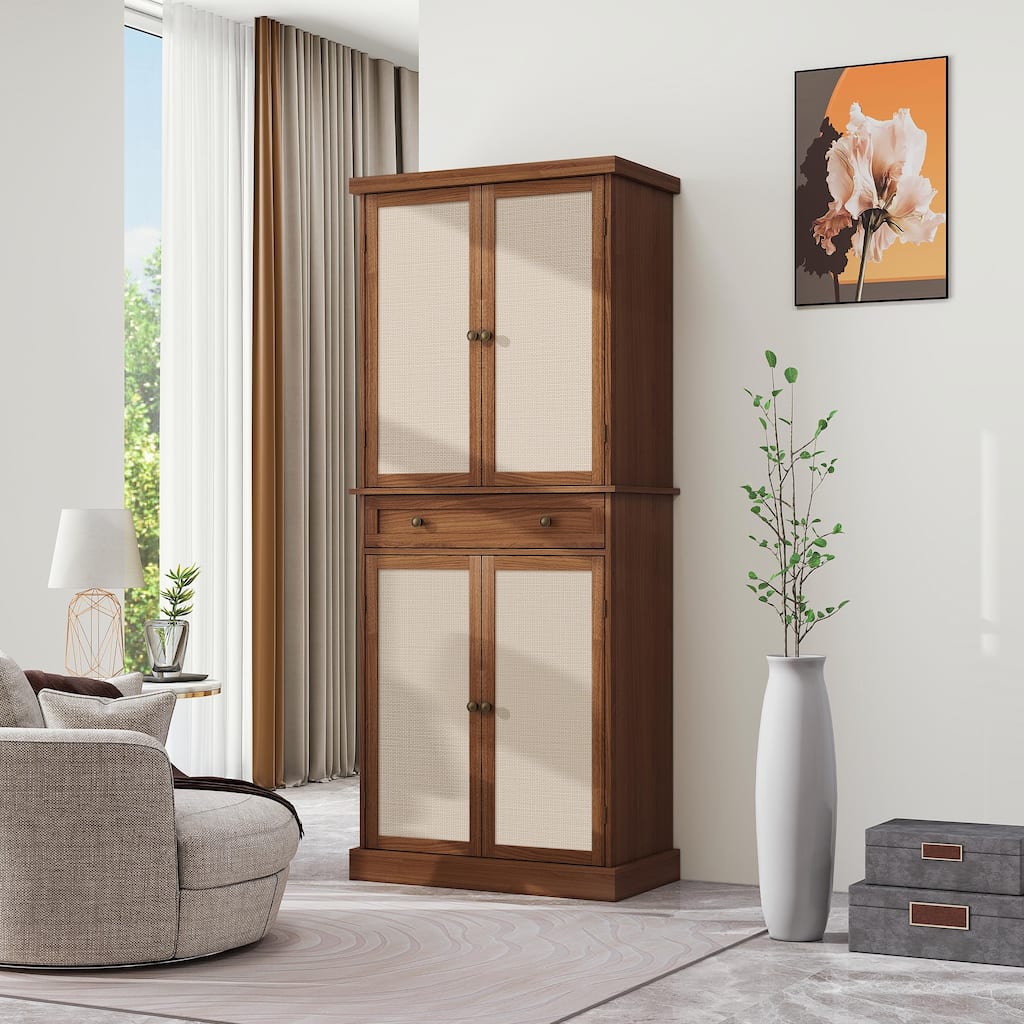 Storage Cabinet with Adjustable Inner Shelves