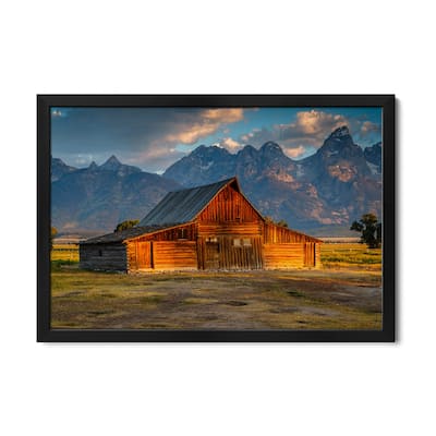 Old Barn Premium Framed Poster by Sergio Lanza