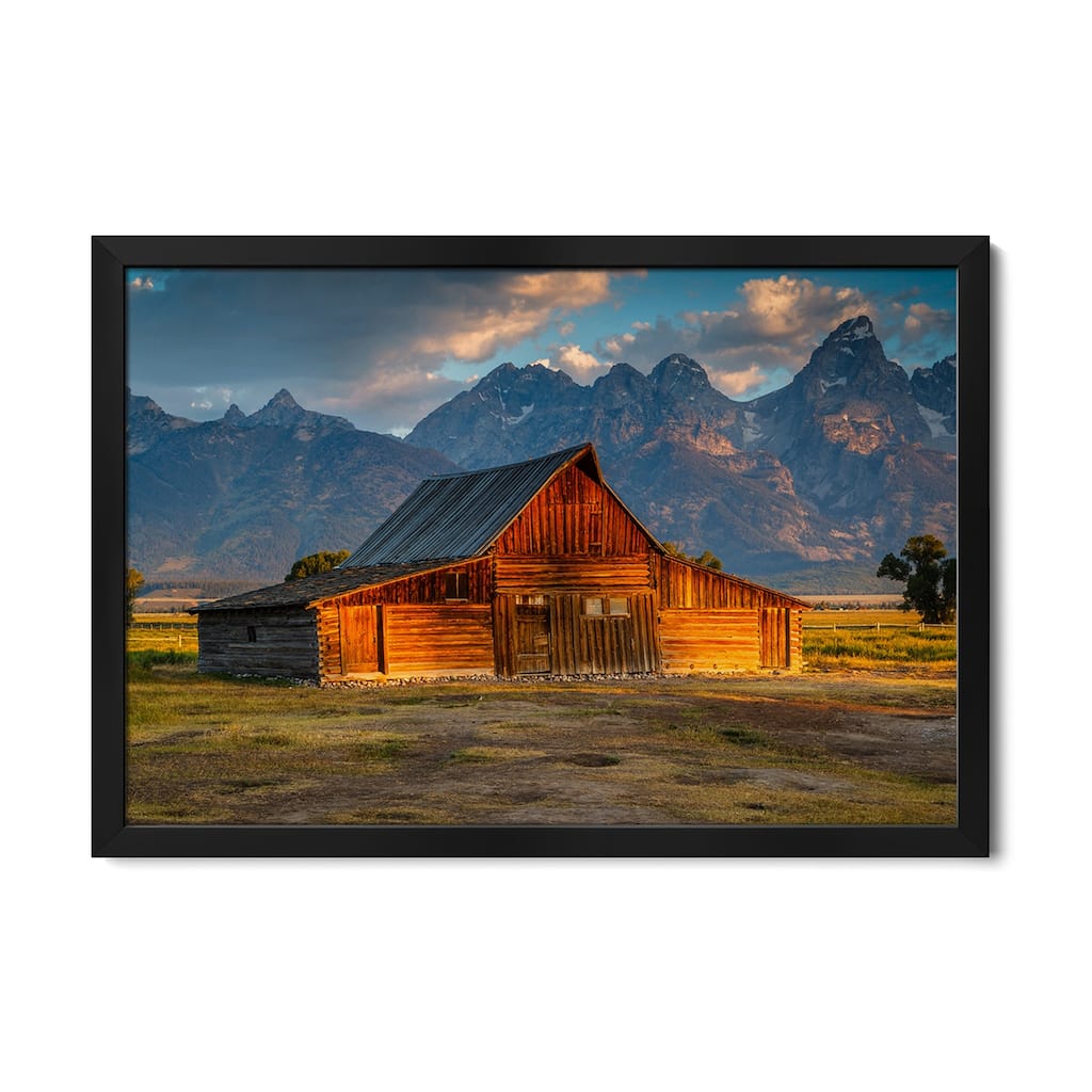 Old Barn Premium Framed Poster by Sergio Lanza