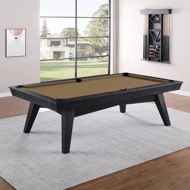 Modulite Slate Pool Table 8ft W/ Dining Top - Silver