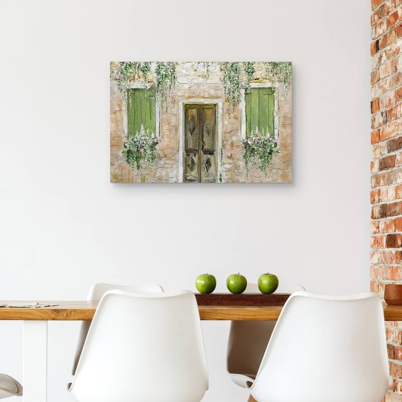 Bienvenue Light by Studio Arts Canvas Art Print