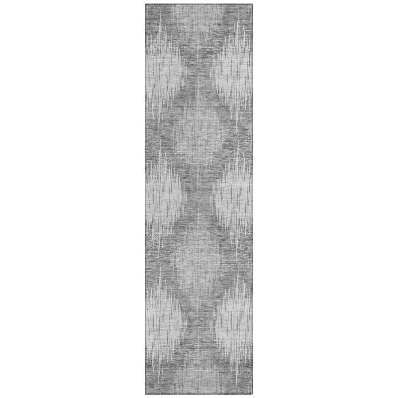 Machine Washable Indoor/ Outdoor Chantille Contemporary Geo Rug