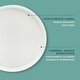 preview thumbnail 18 of 18, Gibson Home Modern Opal 16 Piece Glass Chip Resistant Dishes Double Plates and Bowls Lightweight Dinnerware Set
