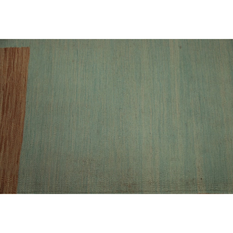 Hand Woven Oriental 100% Wool Carpet Southwestern Modern Multi-Colored Kilim Area Rug - 12' 0'' X 9' 0''