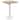 vidaXL Bistro Table Dark Brown/Light Brown 19.7"x19.7"/23.6"x23.6"/31.5"x31.5" MDF