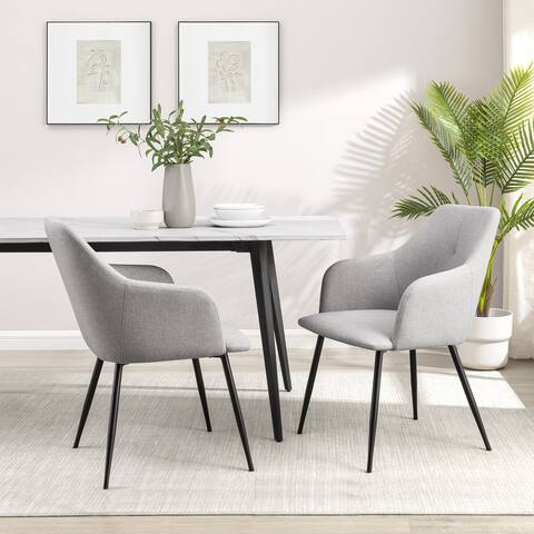 Middlebrook Modern Woven Fabric Dining Chairs