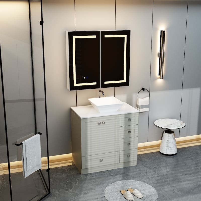 Your Bathroom with the Lumino Vanity LED-Lit Medicine Cabinet