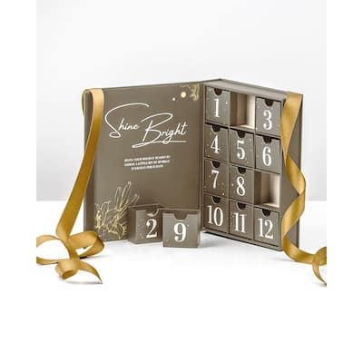 12 Days of Christmas Jewelry Advent Calendar made with Swarovski Crystals