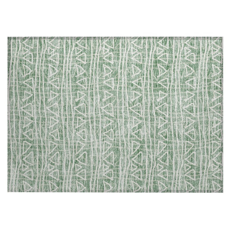 Machine Washable Indoor/ Outdoor Chantille Boho Morrocan Rug