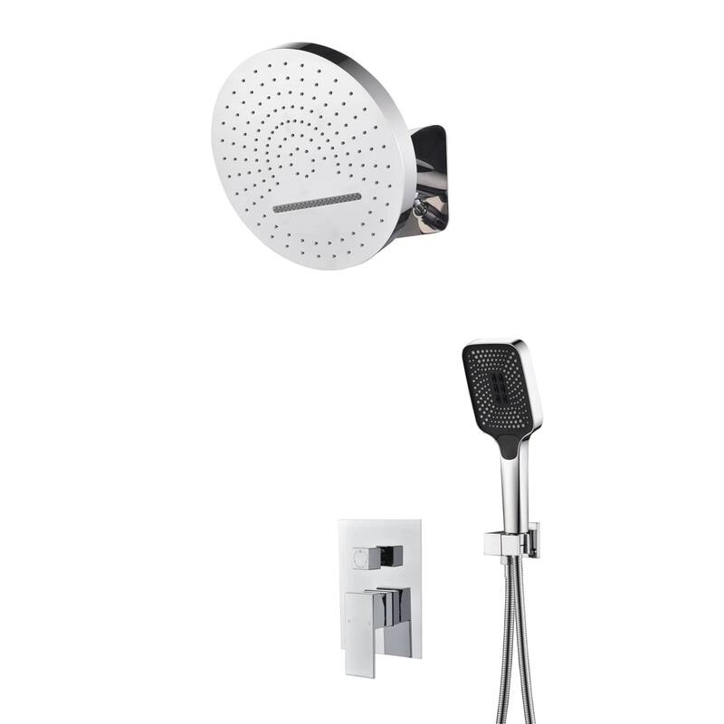 KISRAIS 3 Way Waterfall & Rainfall Faucet Shower System