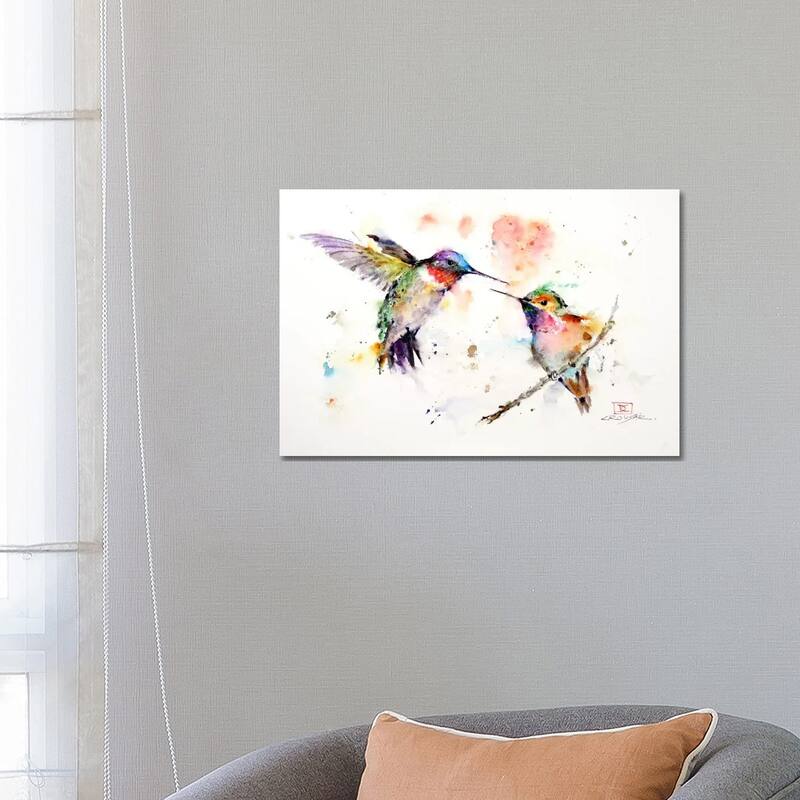 iCanvas "Hummingbirds" by Dean Crouser Canvas Print - 18x26x1.5