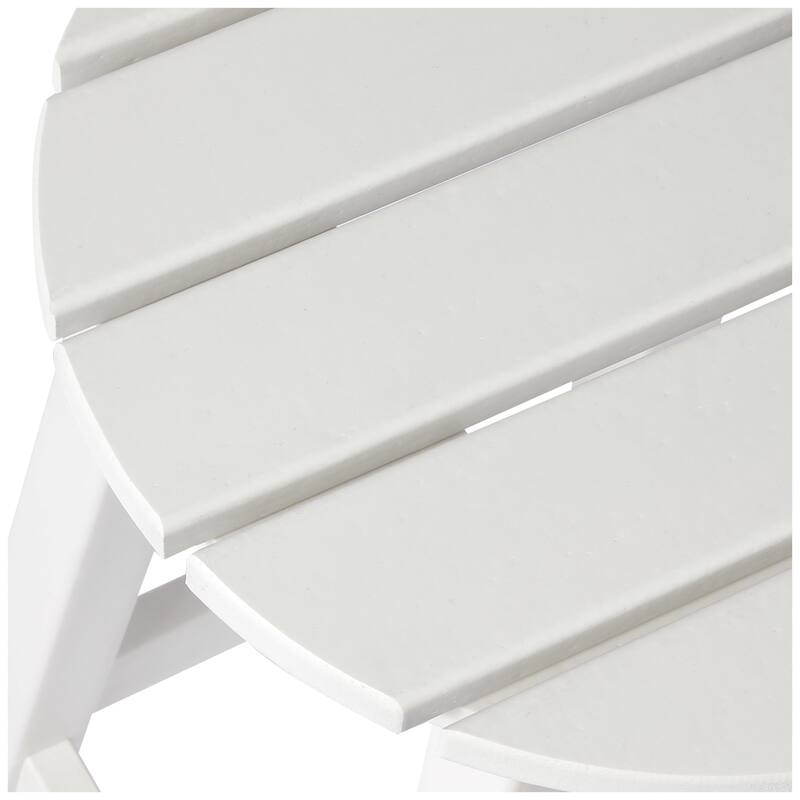 Laguna Hdpe All Weather Outdoor Patio 29" Round Bar Stool (Set Of 3)