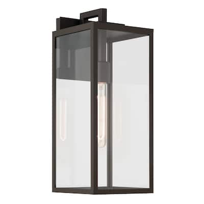 Kichler Lighting Branner 17.75 in. 1-Light Outdoor Wall Sconce