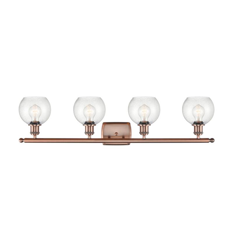 Innovations Lighting Athens - 4 Light 36" Bath Vanity Light - 6" Shade