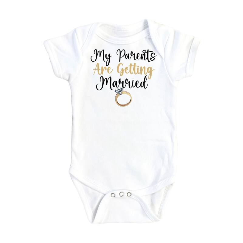 Getting Married - Baby Boy Girl Clothes Infant Bodysuit Funny Cute Newborn - White - 6-9M