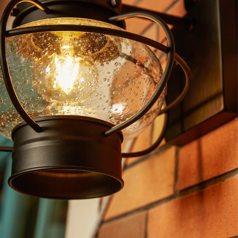 4 Pack 1-Light Outdoor Wall Lantern Lights Set - 9"x10.72"x17.51"