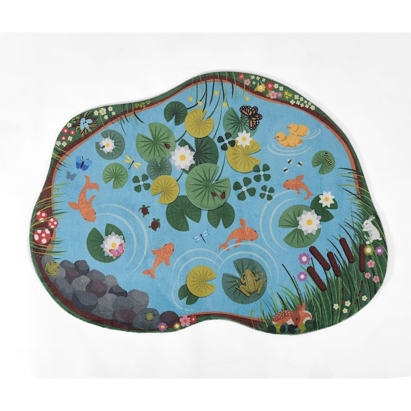 Momeni Playground Pond Kid Rug