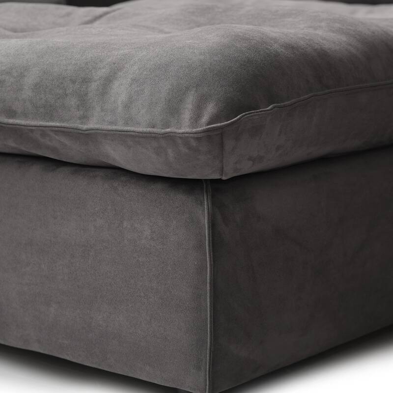 Oversized Down Filled Sectional Couches for Living Room U-Shaped Modular Couch,Adjustable Backrest