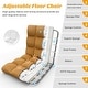 preview thumbnail 15 of 67, Costway Adjustable 14-Position Floor Chair Folding Lazy Gaming Sofa