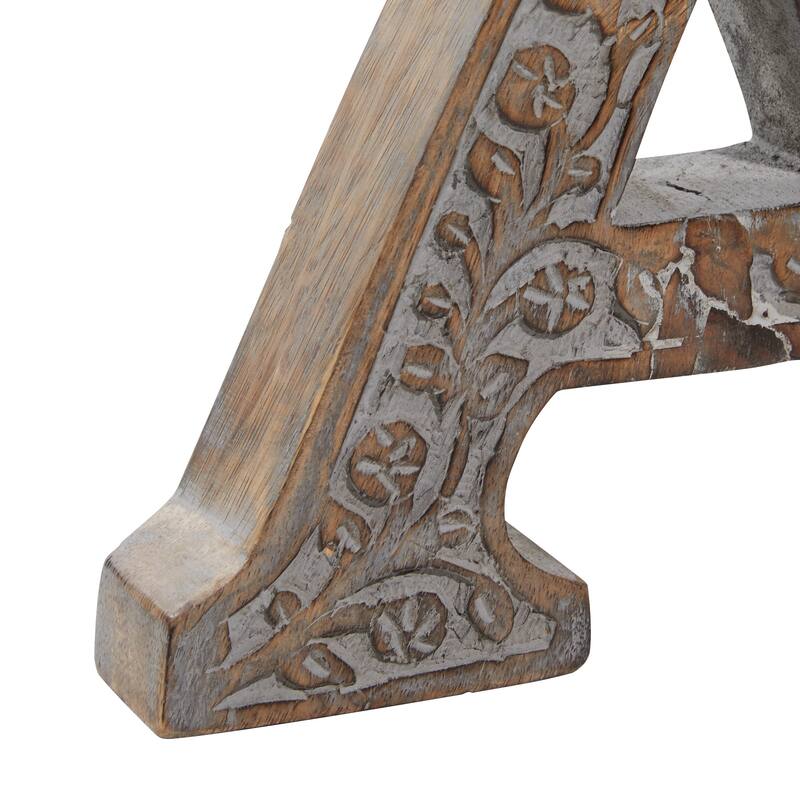 Wood Traditional Decorative Sign (Set of 6) - S/6 8"H