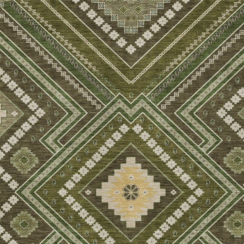 HomeRoots Tribal Transitional Rectangle Outdoor Rug