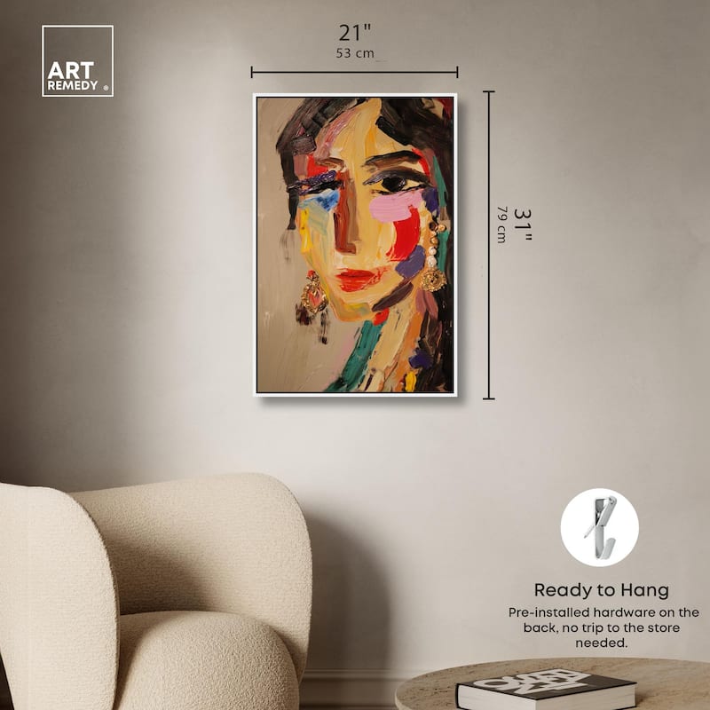 Colorful Expression II Canvas by Art Remedy
