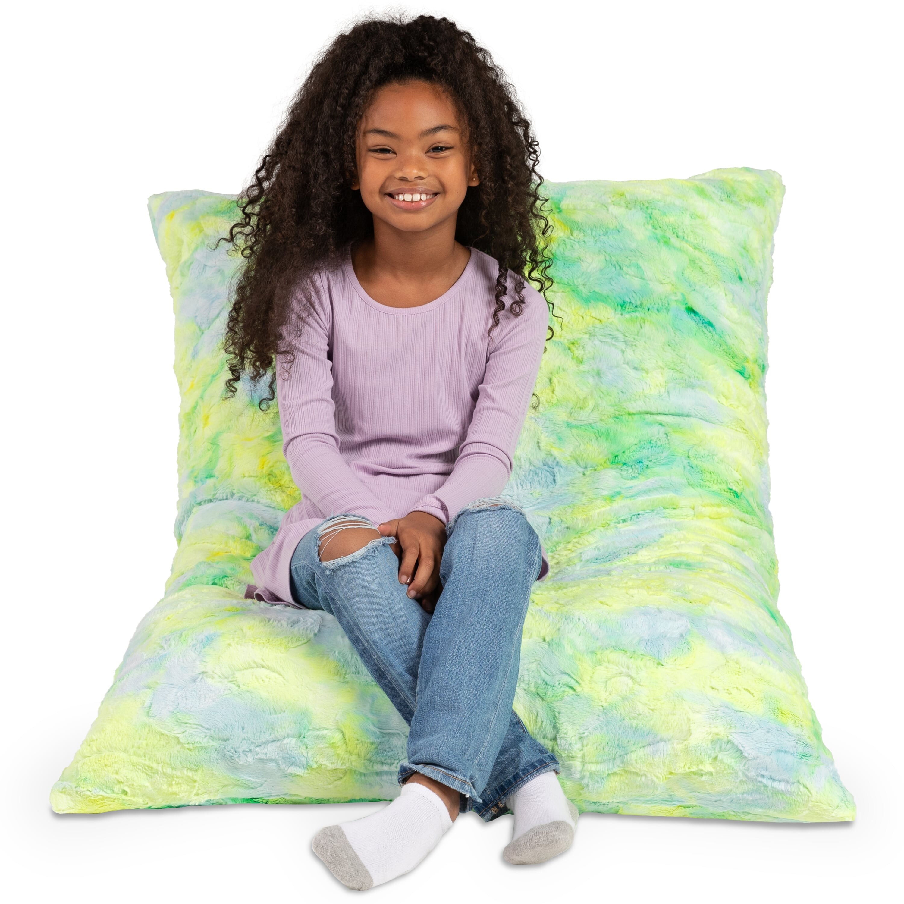 Jaxx Saxx 3.5 Foot Giant Decor Floor Pillow For Kids Faux Fur Bed Bath Beyond 34931954