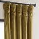 preview thumbnail 98 of 140, Exclusive Fabrics Heritage Plush Velvet Room Darkening Curtain (1 Panel) - Luxurious Single Drapery for Enhanced Room Darkening
