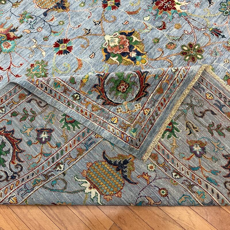 HERAT ORIENTAL Handmade Afghan Mogul Wool Rug - 8'9" x 12'