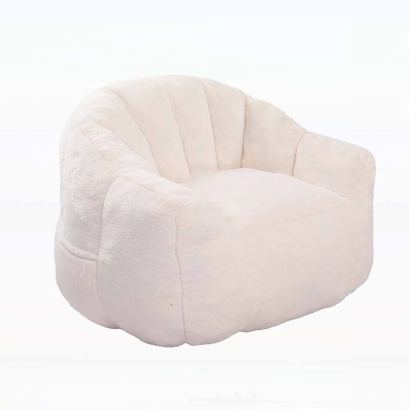 Bean Bag Sofa Chair with Armrests,for Ultimate Relaxation and Versatile Use in Living Room,Bedroom,or Office.