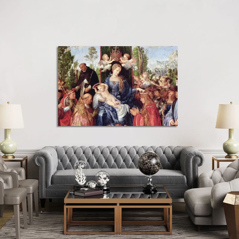 iCanvas "The Feast of the Rose Garlands, 1506" by Albrecht Durer Canvas Print