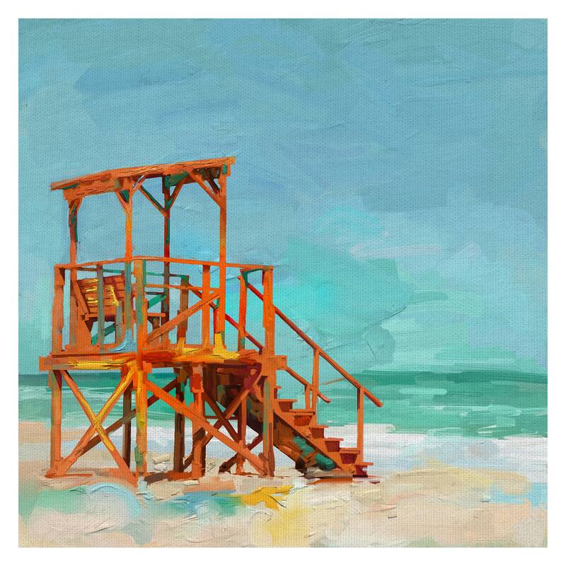 Lifeguard by Studio Arts Canvas Art Print