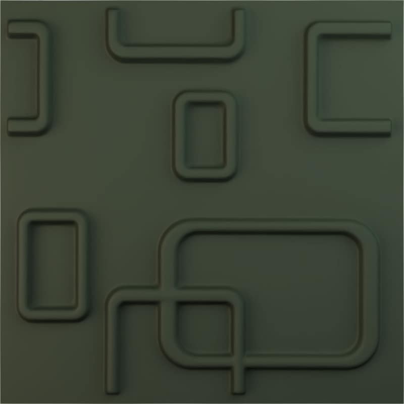 11 7/8"W x 11 7/8"H Oslo EnduraWall Decorative 3D Wall Panel