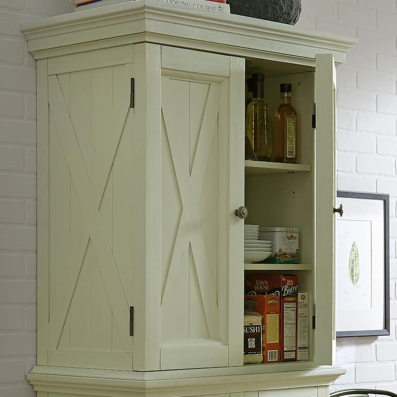 Seaside Lodge Off-White Kitchen Pantry