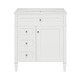 preview thumbnail 7 of 8, Bathroom Vanity with Top Sink, Modern Bathroom Storage Cabinet with 2 Drawers and a Tip-out Drawer