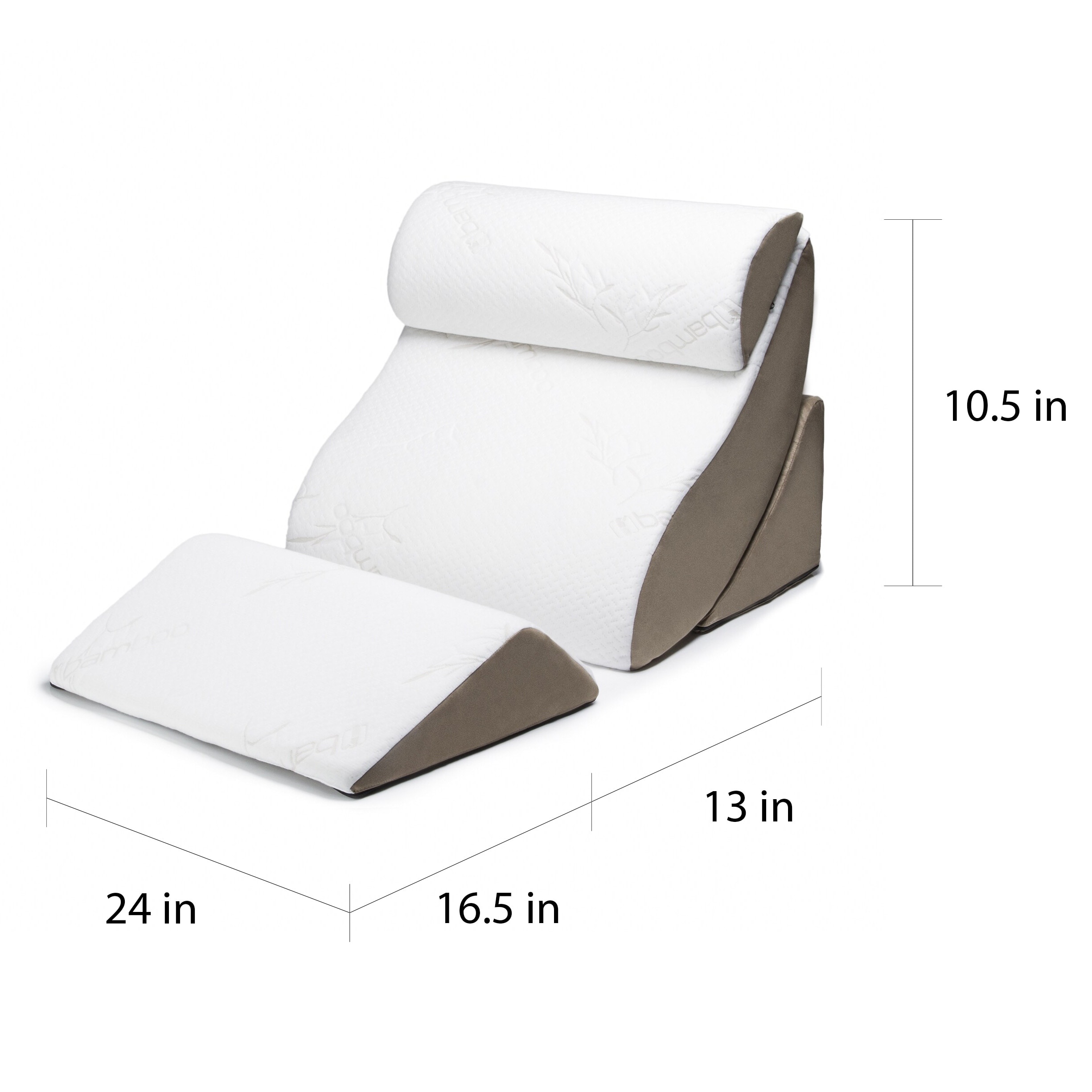 Avana 4 piece Cool Gel Memory Foam Bed Wedge System On Sale Bed Bath Beyond 14792053