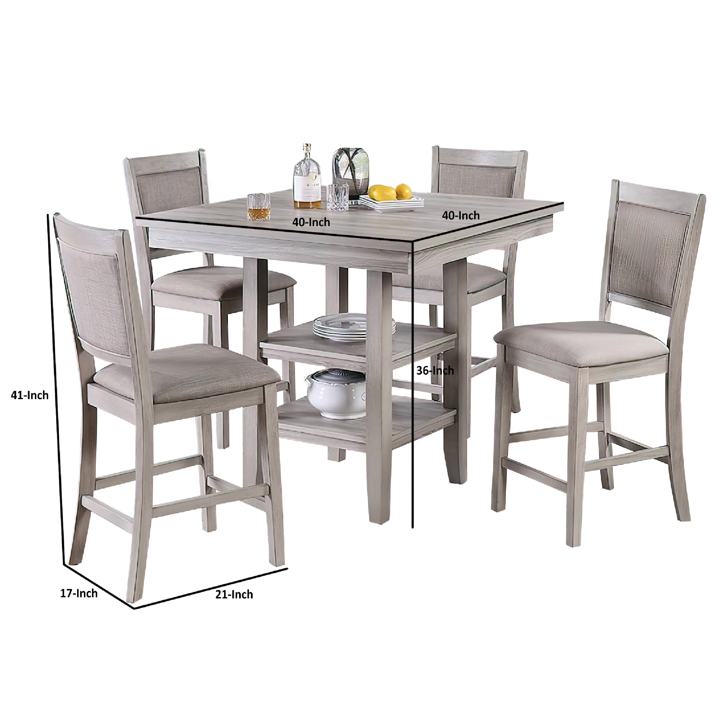 41 inch high dining chairs sales