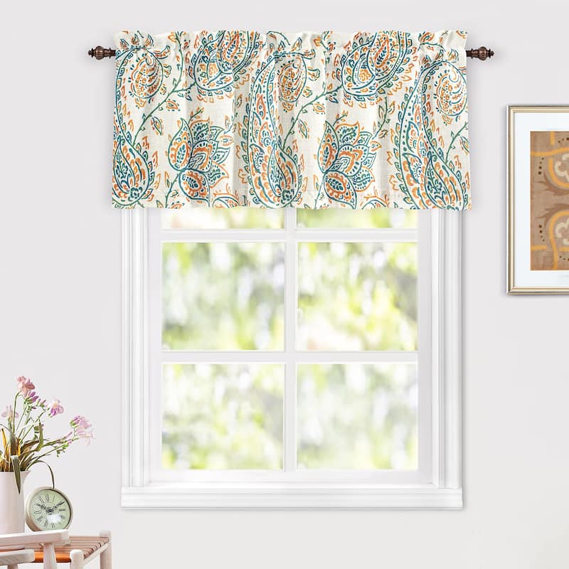 DriftAway Jacob Linen Blend Blackout Valance