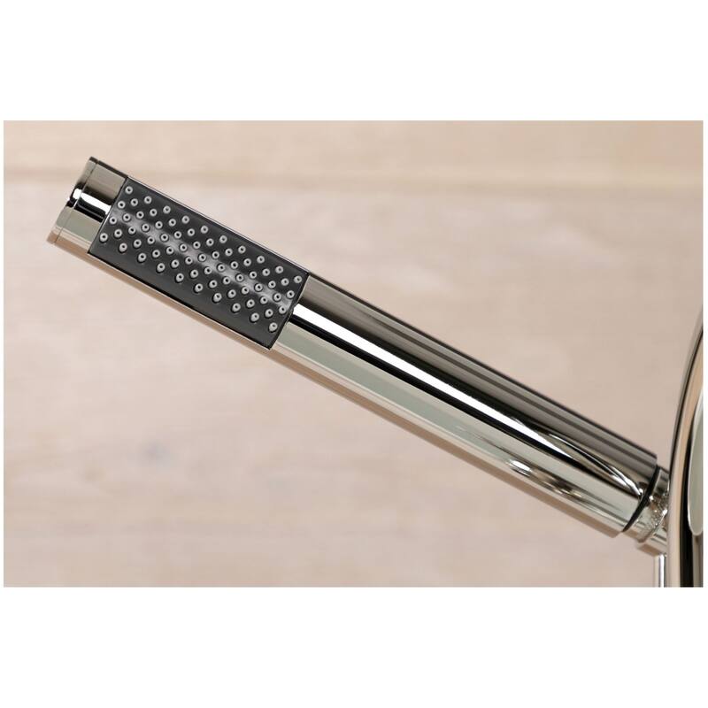 Kingston Brass AE810.RX Belknap Deck Mounted Tub Filler with Built-In