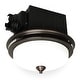 preview thumbnail 15 of 19, Exhaust Fan, Ultra Quiet 110 CFM 1.5 Sones Ventilation Exhaust Bathroom Fan with Light and Nightlight, 3 Years Warranty Oil Rubbed Bronze