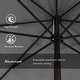 preview thumbnail 4 of 143, North Bend 9-foot Round Auto-tilt, Bronze Finish, Sunbrella Patio Umbrella by Havenside Home