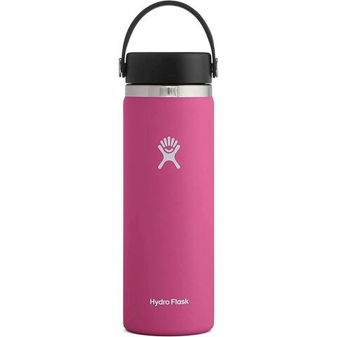 Hydro Flask 20Oz Wide Mouth w/Leak Proof FlexCap WaterBottle,Carnation