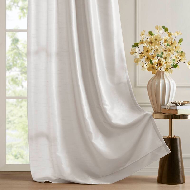 Madison Park Emilia Twist Tab Total Blackout Window Curtain Panel